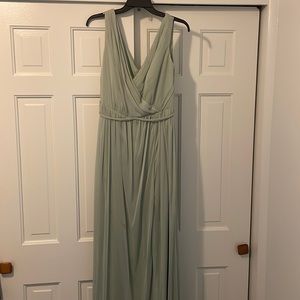 Formal sage dress like new